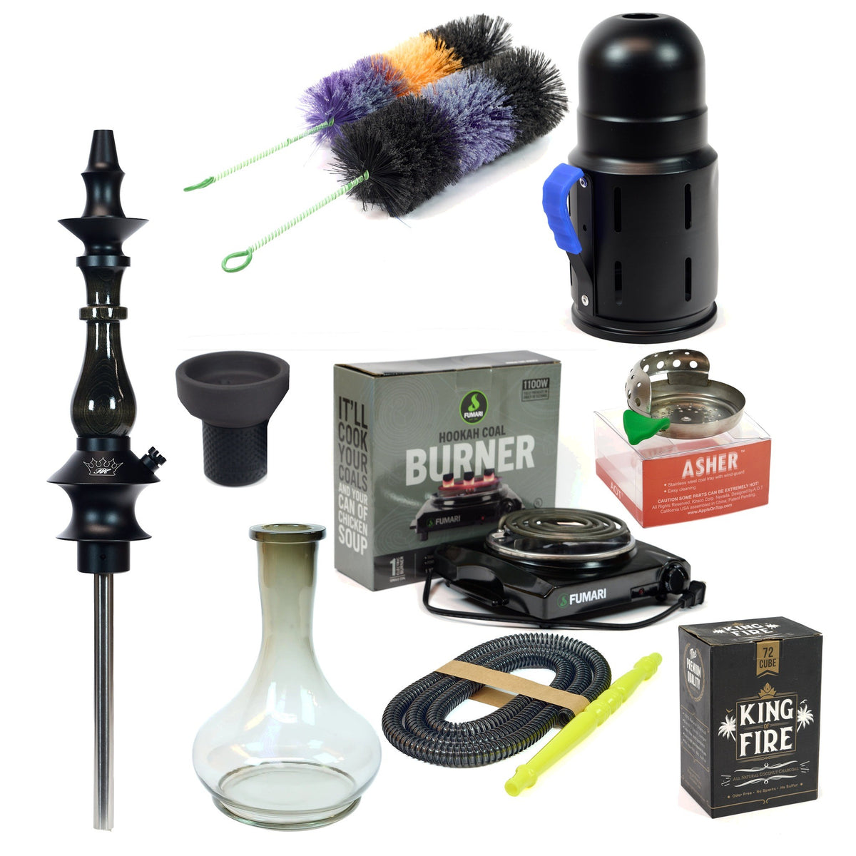 Hookah Luxury Set Regal Hookah Prince Blackwood