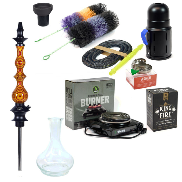 Hookah Luxury Set Regal Hookah Queen DW Tequila Sunrise